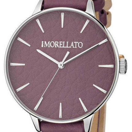 Morellato Ninfa Quadrante Viola Cinturino In Pelle Quarzo R0151141518 Orologio Donna