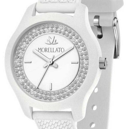 Morellato Orologio da donna con cinturino in plastica quadrante bianco morbido al quarzo R0151163508