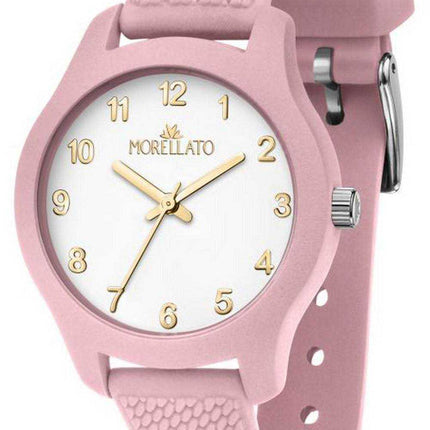 Morellato Soft Quadrante Bianco Cinturino in Plastica Quarzo R0151163512 Orologio Donna