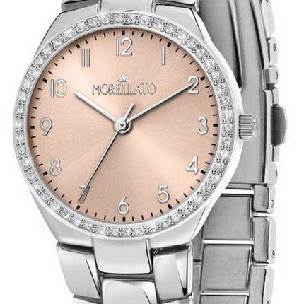 Morellato Stile Rosa Quadrante Acciaio Al Quarzo R0153157505 Orologio Donna