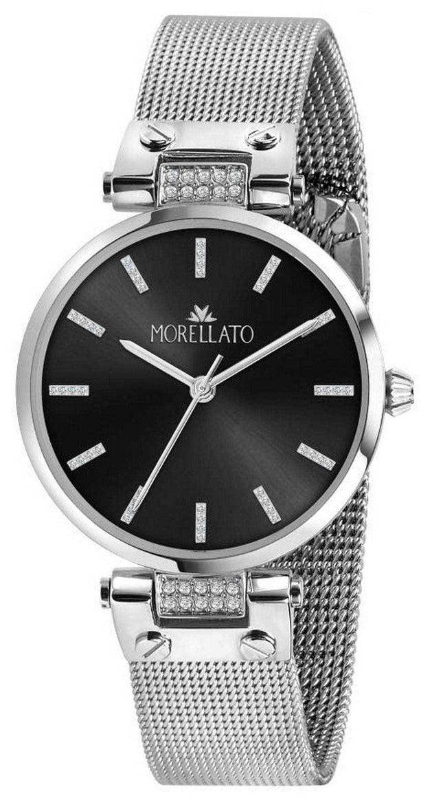Morellato Shine quadrante nero in acciaio inossidabile al quarzo R0153162505 Orologio da donna