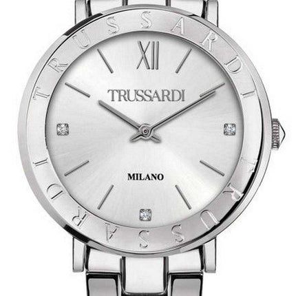 Orologio da donna Trussardi T-Vision Crystal Accents in acciaio inossidabile al quarzo R2453115508