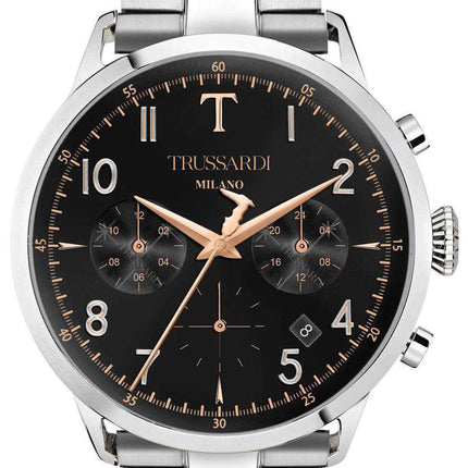 Orologio da uomo al quarzo cronografo Trussardi T-Evolution R2453123006