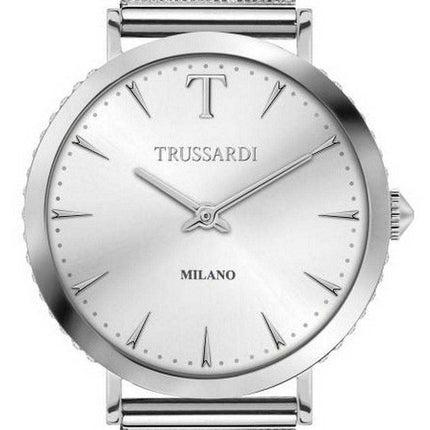 Orologio Trussardi T-Motif Crystal Accents Stainless Steel Quartz R2453140502 da donna
