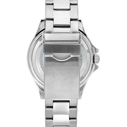 Orologio da uomo Sector 230 automatico in acciaio inossidabile con quadrante nero automatico R3223161008 100M