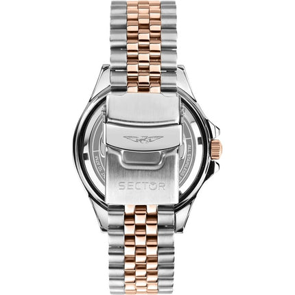 Orologio da uomo Sector 230 Two Tone Stainless Steel Black Dial Automatic R3223161014 100M