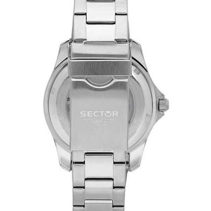 Orologio da uomo Sector 650 Automatico in acciaio inossidabile a cuore aperto con quadrante blu automatico R3223231001 100M