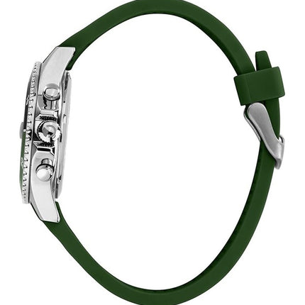 Sector 230 multifunzione cinturino in silicone quadrante verde al quarzo R3251161051 100M orologio da uomo