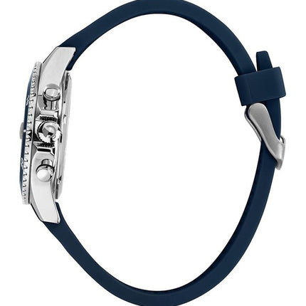 Sector 230 multifunzione cinturino in silicone quadrante blu al quarzo R3251161052 100M orologio da uomo