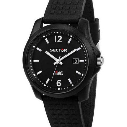 Orologio da uomo Sector 16.5 quadrante nero cinturino in silicone al quarzo R3251165001