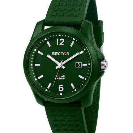 Orologio da uomo Sector 16.5 quadrante verde con cinturino in silicone al quarzo R3251165005