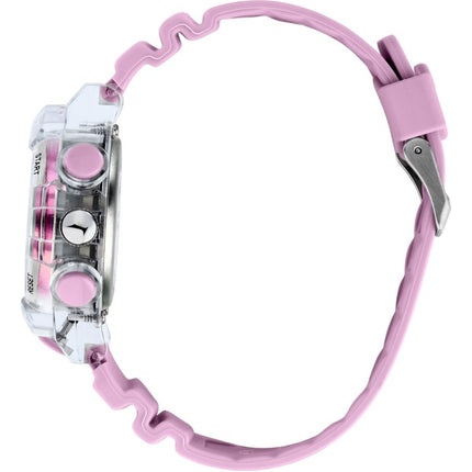 Orologio da donna Sector Ex-46 con cinturino in silicone e quadrante viola al quarzo R3251242501