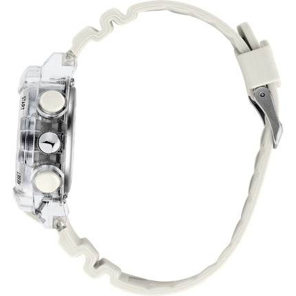 Orologio da uomo Sector Ex-46 con cinturino in silicone e quadrante bianco al quarzo R3251242504