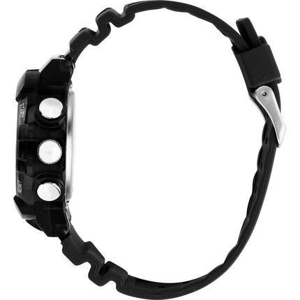 Orologio da uomo Sector Ex-46 con cinturino in silicone e quadrante nero al quarzo R3251242505