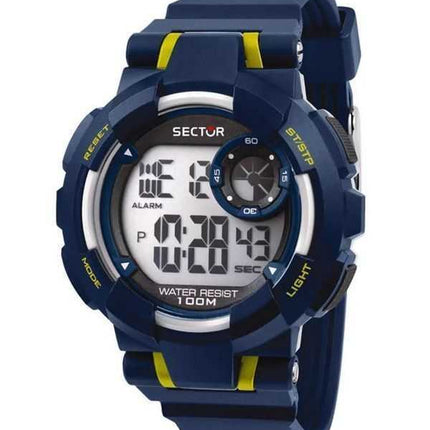 Orologio da uomo Sector EX-36 quadrante nero digitale al quarzo R3251283002 100M