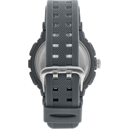 Orologio da uomo Sector Ex-09 con cinturino in silicone e quadrante argentato al quarzo R3251296003