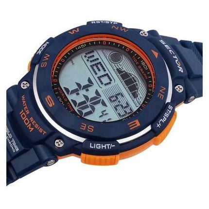 Orologio da uomo Sector EX-35 quadrante nero digitale al quarzo R3251534001 100M