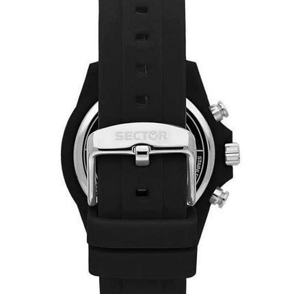 Orologio da uomo Sector Diver multifunzione cinturino in plastica quadrante nero quarzo R3251549001