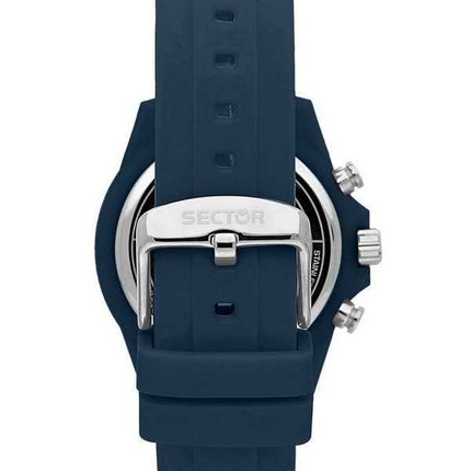 Orologio da uomo Sector Diver multifunzione in acciaio con quadrante blu al quarzo R3251549002