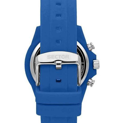 Orologio da uomo Sector Diver multifunzione in acciaio inossidabile quadrante nero al quarzo R3251549005