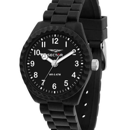 Orologio Uomo Sector Diver Just Time Cinturino Plastica Quadrante Nero Quarzo R3251549006