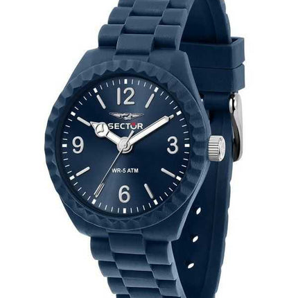 Orologio Uomo Sector Diver Just Time Cinturino Plastica Quadrante Blu Quarzo R3251549007