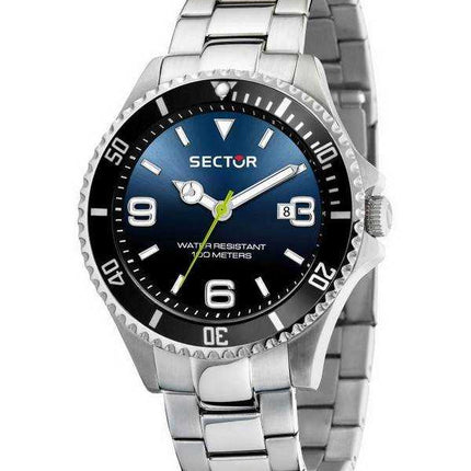 Orologio da uomo Sector 230 quadrante blu in acciaio inossidabile al quarzo R3253161020 100M