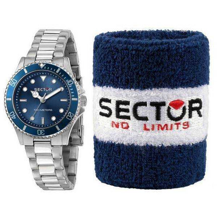 Orologio da donna Sector 230 quadrante blu in acciaio inossidabile al quarzo R3253161530 100M