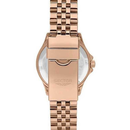 Orologio da donna Sector 230 Just Time in acciaio inossidabile oro rosa con quadrante in madreperla al quarzo R3253161537 100M