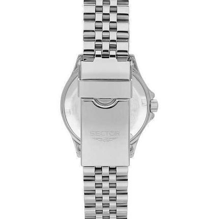 Orologio da donna Sector 230 Just Time con accenti di cristallo quadrante bianco al quarzo R3253161538 100M