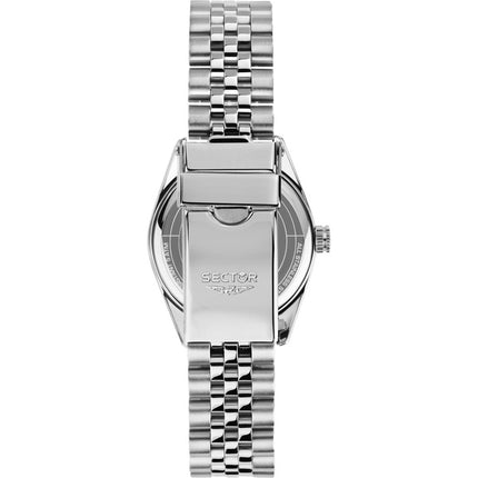 Orologio da donna Sector 240 in acciaio inossidabile con quadrante bianco al quarzo R3253240514
