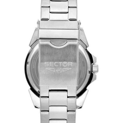 Orologio da uomo Sector 450 con data e ora in acciaio inossidabile con quadrante nero al quarzo R3253276009 100M