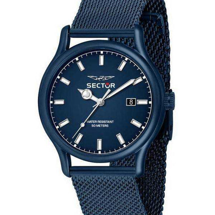 Orologio da uomo Sector 660 quadrante blu opaco in acciaio inossidabile al quarzo R3253517022