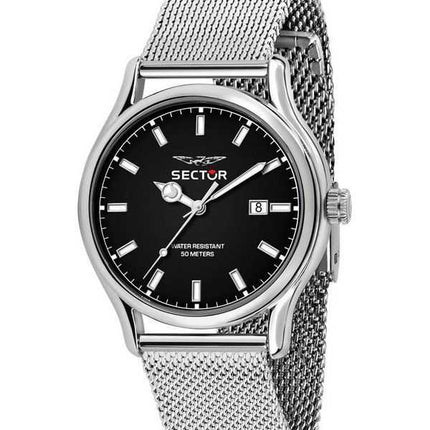 Orologio da uomo Sector 660 multifunzione in acciaio inossidabile con quadrante nero al quarzo R3253517023