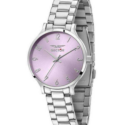 Orologio da donna Sector 370 Sunray Lilla quadrante in acciaio inossidabile al quarzo R3253522503