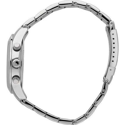 Orologio da donna Sector 670 Dual Time multifunzione in acciaio inossidabile con quadrante nero al quarzo R3253540013