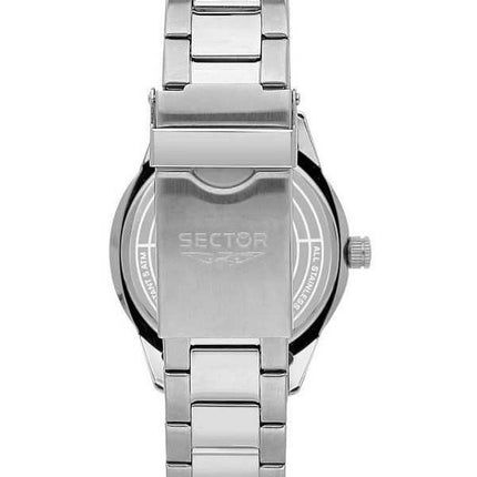 Orologio da donna Sector 670 con data e ora in acciaio inossidabile con quadrante nero al quarzo R3253540014