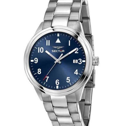 Orologio da donna Sector 670 con data e ora quadrante blu in acciaio inossidabile al quarzo R3253540015