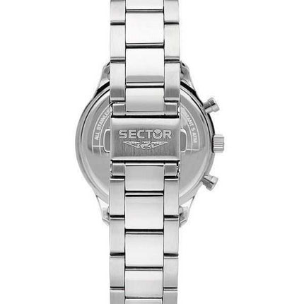 Orologio da uomo Sector 670 multifunzione in acciaio inossidabile quadrante nero al quarzo R3253578020 con cinturino in omaggio