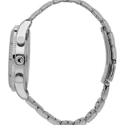 Orologio da uomo Sector 270 Dual Time multifunzione in acciaio inossidabile con quadrante nero al quarzo R3253578021