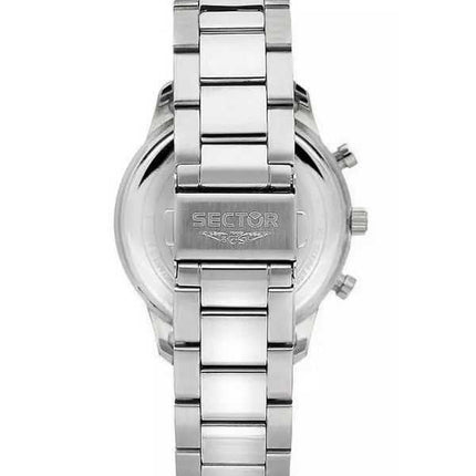 Orologio da uomo Sector 270 multifunzione in acciaio inossidabile con quadrante bianco al quarzo R3253578027