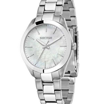 Orologio da donna Sector 220 Just Time in acciaio inossidabile con quadrante in madreperla al quarzo R3253588522