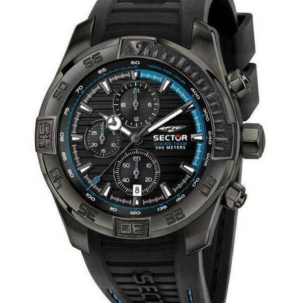 Sector Diving Team Cronografo Cinturino in silicone Diver&#39;s Quartz R3271635001 300M Orologio da uomo