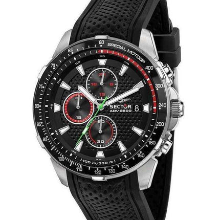 Orologio da uomo Sector ADV2500 Special MotoGP cronografo quadrante nero quarzo R3271643003 100M