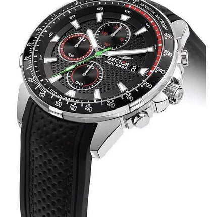 Orologio da uomo Sector ADV2500 Special MotoGP cronografo quadrante nero quarzo R3271643003 100M