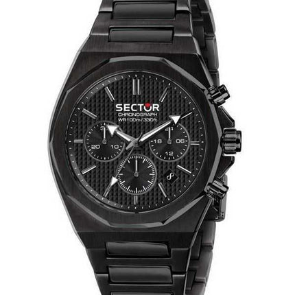 Orologio da uomo Sector 960 cronografo quadrante nero in acciaio inossidabile al quarzo R3273628001 100M