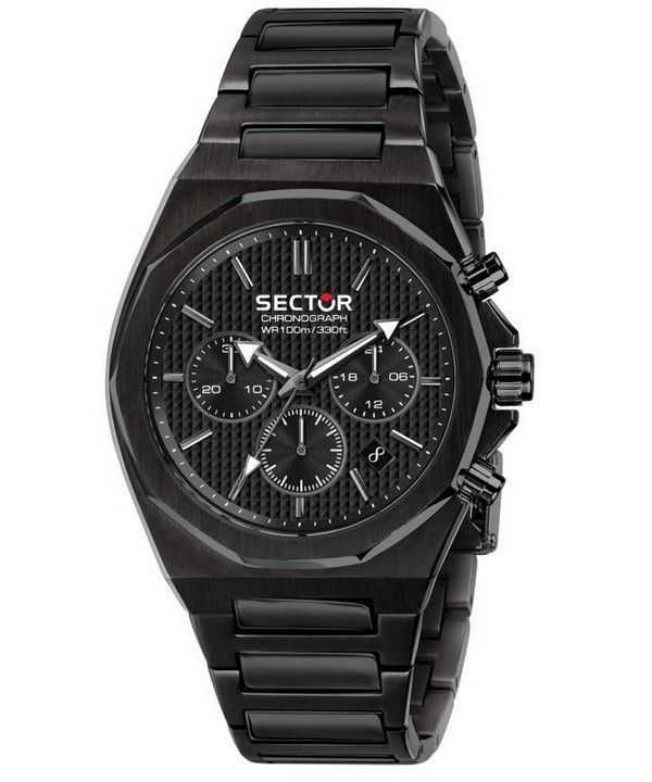 Orologio da uomo Sector 960 cronografo quadrante nero in acciaio inossidabile al quarzo R3273628001 100M