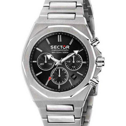 Orologio da uomo Sector 960 cronografo quadrante nero in acciaio inossidabile al quarzo R3273628002 100M