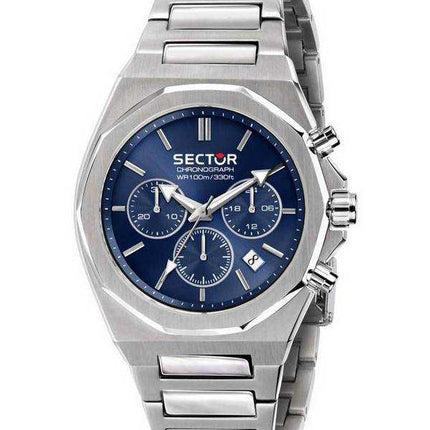 Orologio da uomo Sector 960 cronografo quadrante blu in acciaio inossidabile al quarzo R3273628003 100M