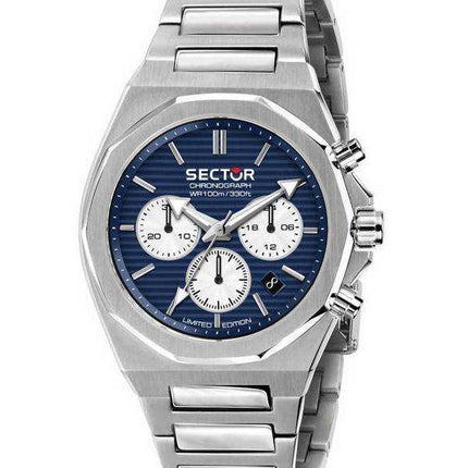 Orologio da uomo Sector 960 cronografo quadrante blu in acciaio inossidabile al quarzo R3273628005 100M